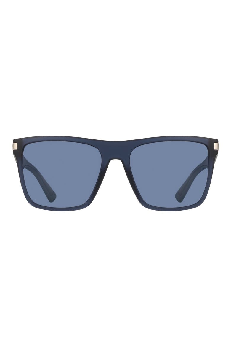 55mm Square Sunglasses, Main, color, NAVY CRYSTAL