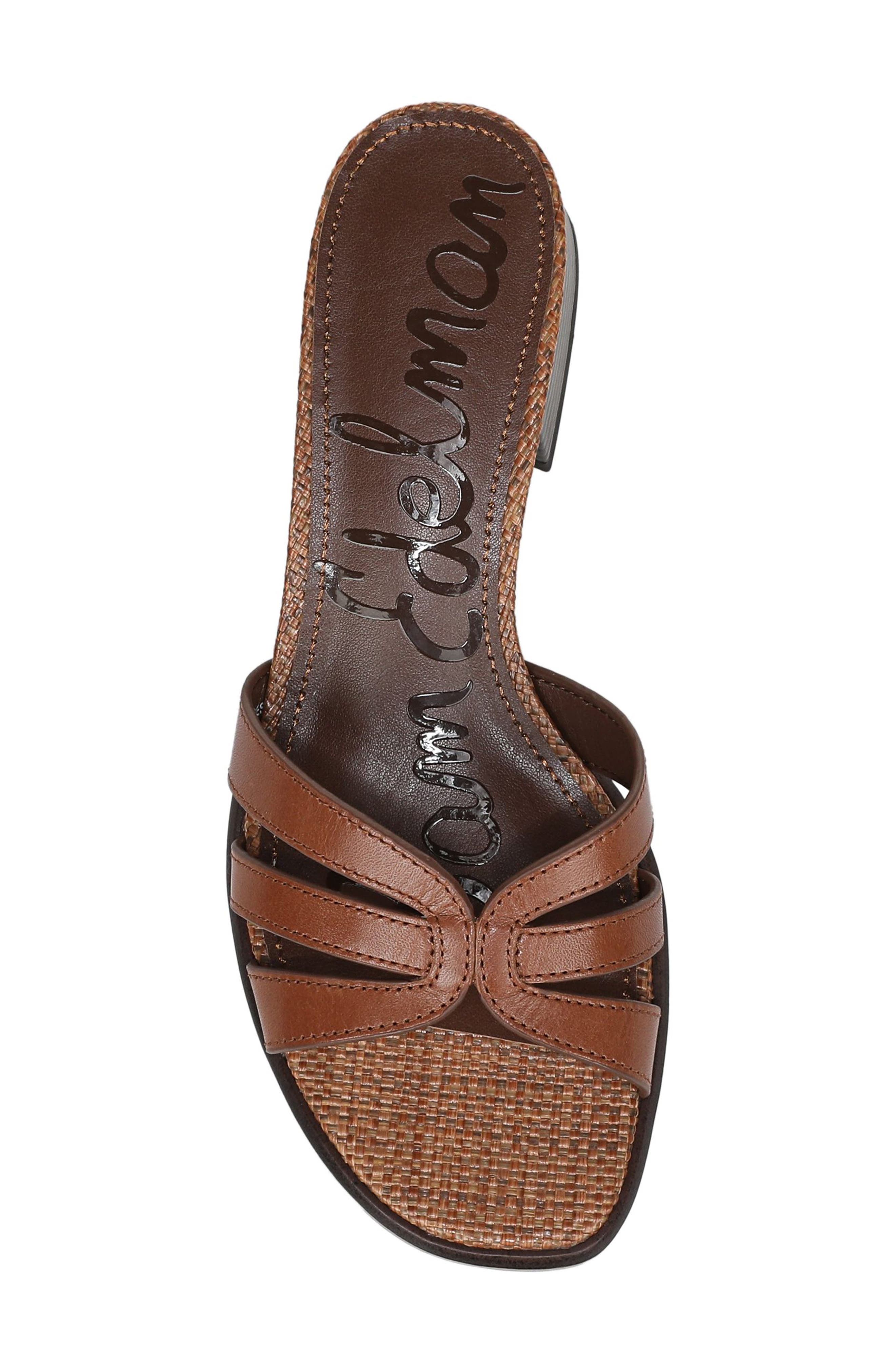 Farrin Block Heel Sandal, Alternate, color, COGNAC