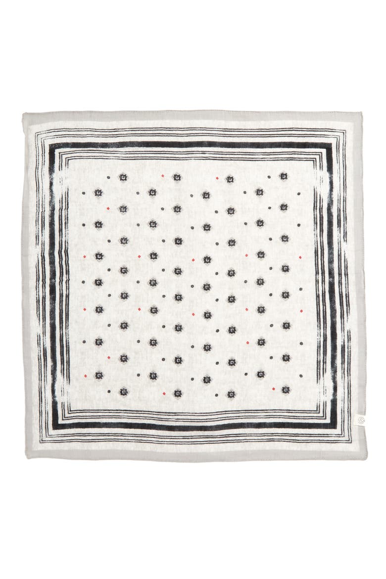 Foulard Bandana, Alternate, color, BLACK COMBO