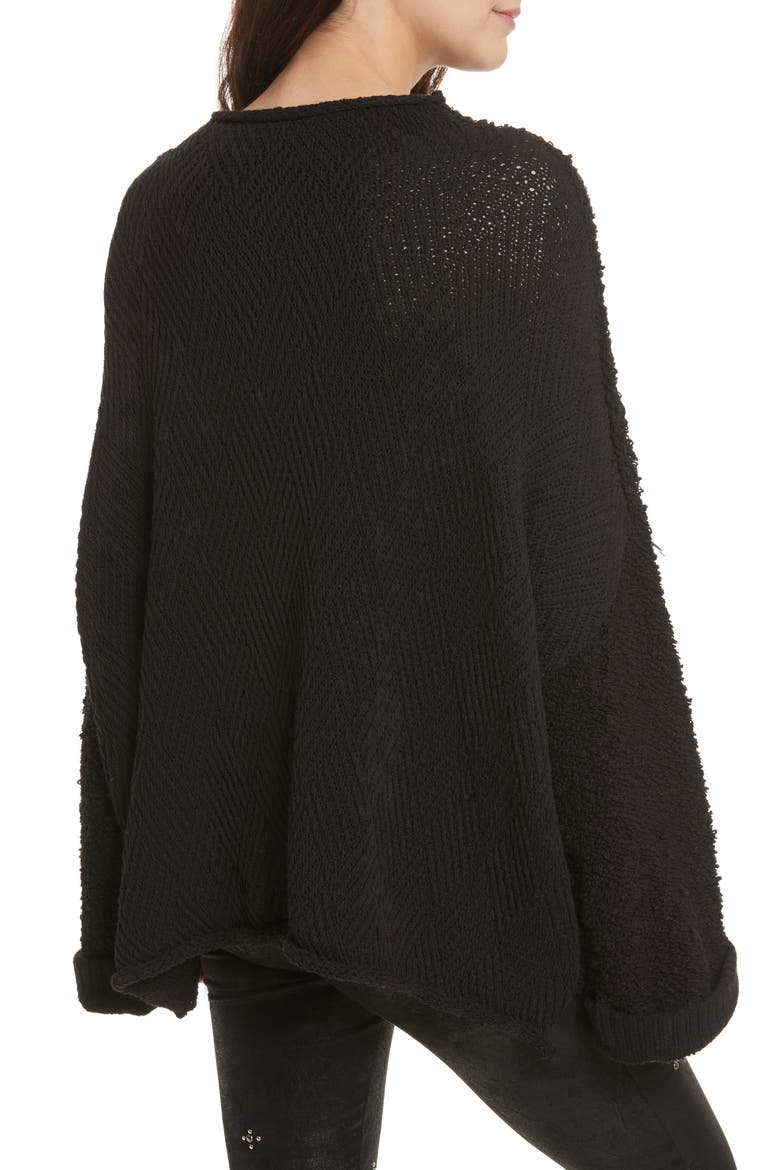 Cuddle Up Pullover, Alternate, color, BLACK