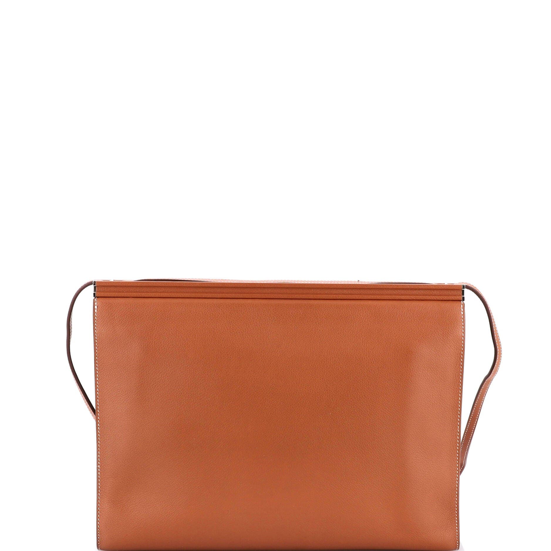 Pre-Owned Hermes Clic-H Shoulder Bag Evercolor 33, Alternate, color, Gold