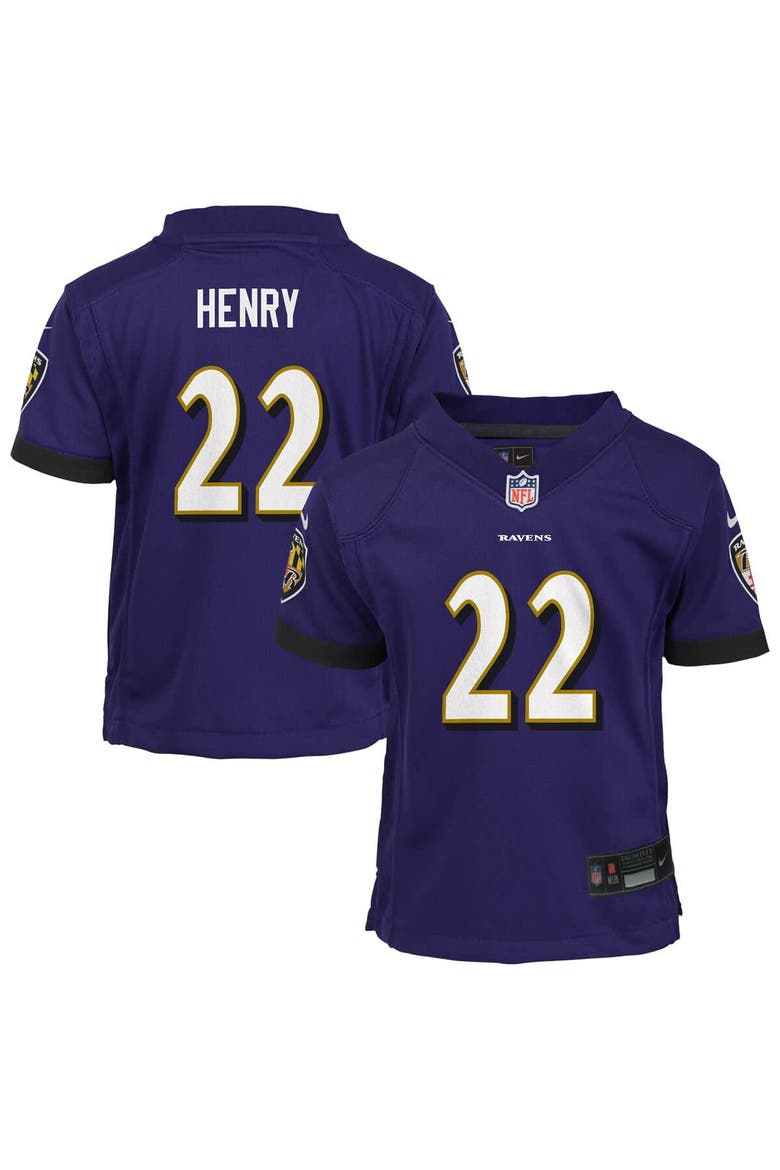 Toddler Nike Derrick Henry Purple Baltimore Ravens Game Jersey, Main, color, Purple