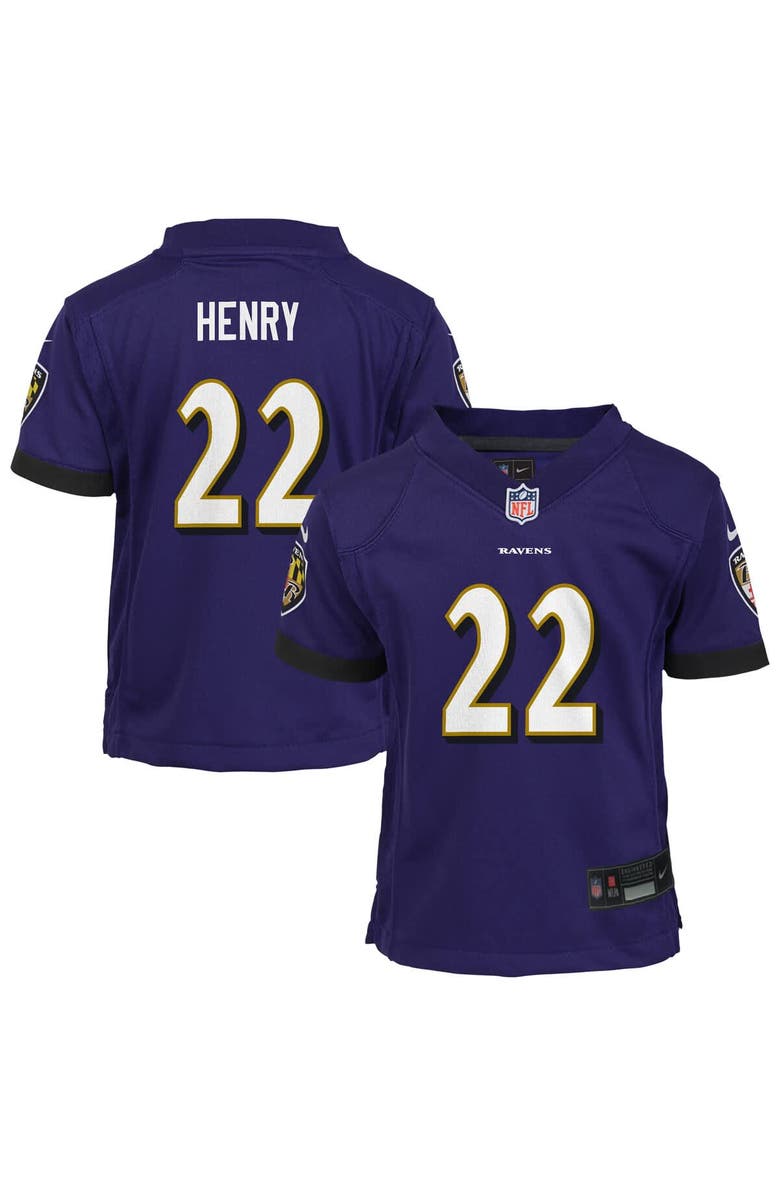 Nike Toddler Nike Derrick Henry Purple Baltimore Ravens Game Jersey, Main, color, Purple