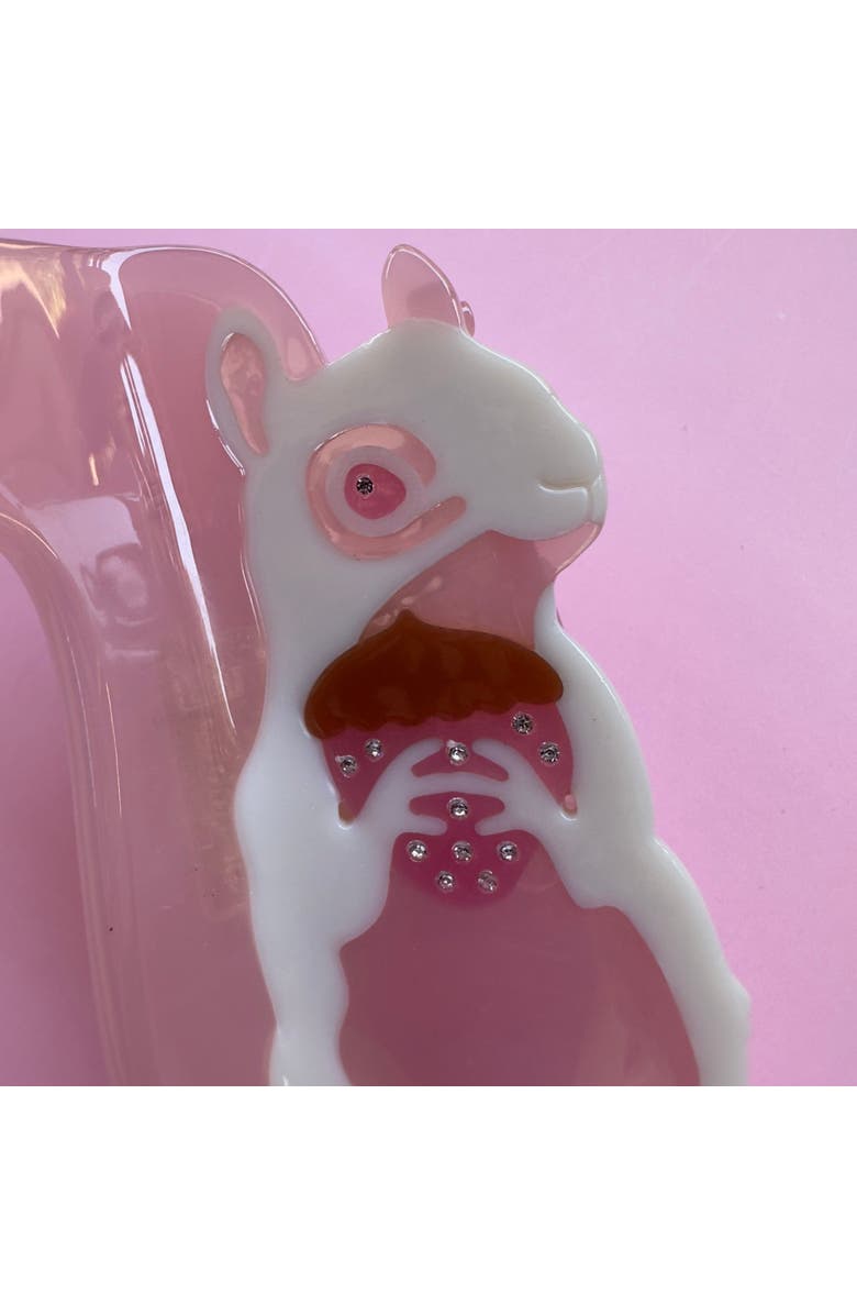 Centinelle Albino Squirrel Hair Claw, Alternate, color,