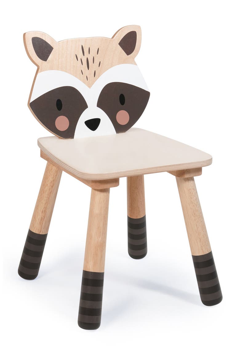 Forest Racoon Chair, Main, color, MULTI