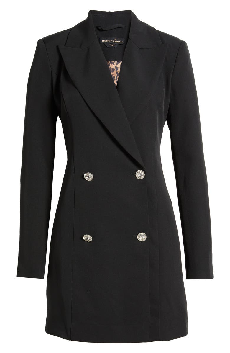 bebe X Ciara x Ciara Bold Blazer Dress, Alternate, color, 