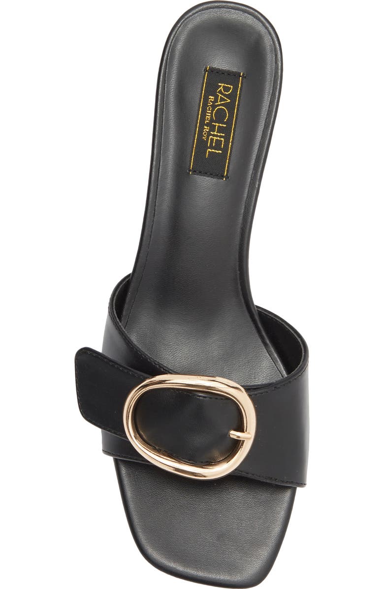 RACHEL Rachel Roy Sarah Block Heel Slide Sandal, Alternate, color, Black
