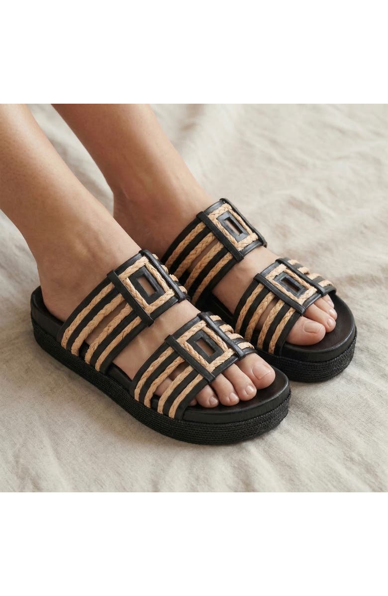 Chris Donovan Footwear Sunny Sandal, Alternate, color, Black