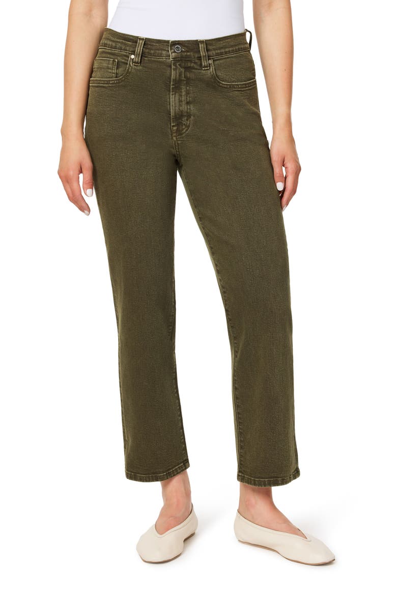 High Rise Slim Straight Crop Jean, Main, color, BEECH