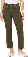Kensie High Rise Slim Straight Crop Jean
