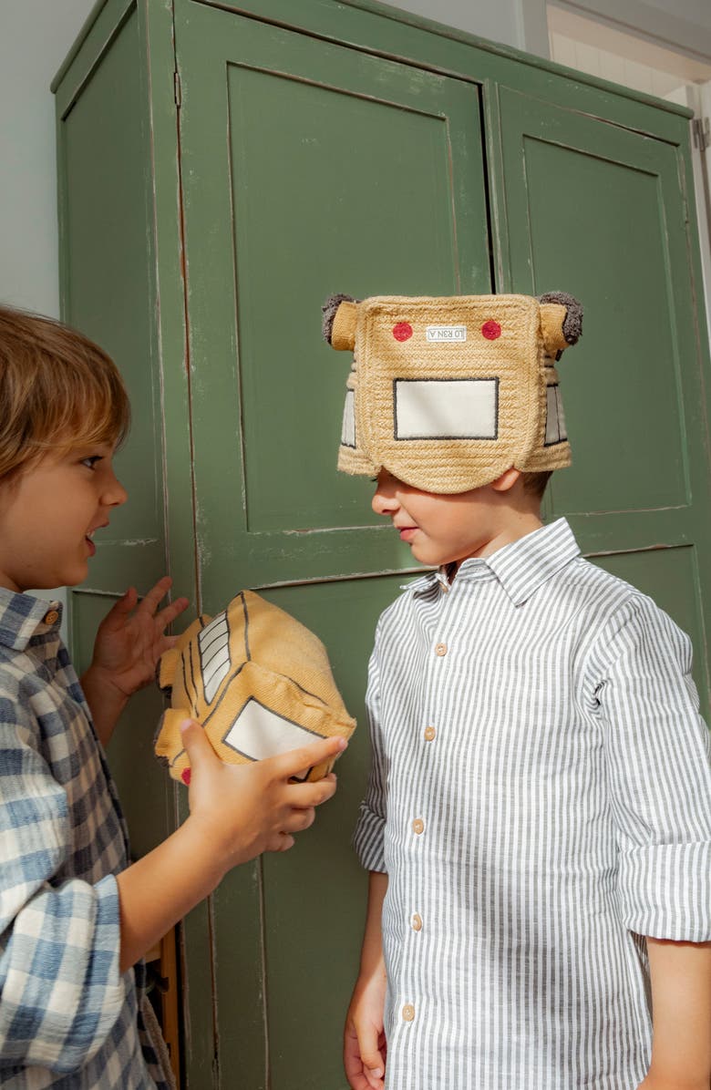 Lorena Canals Bus Mini Basket, Alternate, color, Yellow