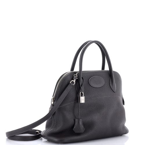 Pre-owned Hermes Hermes Bolide Bag Clemence 31 In Gray