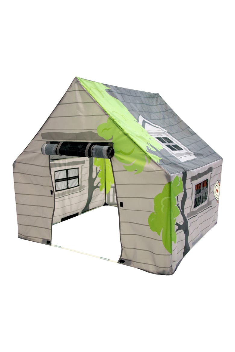 Treehouse Hideaway Playhouse Tent, Alternate, color, GREEN