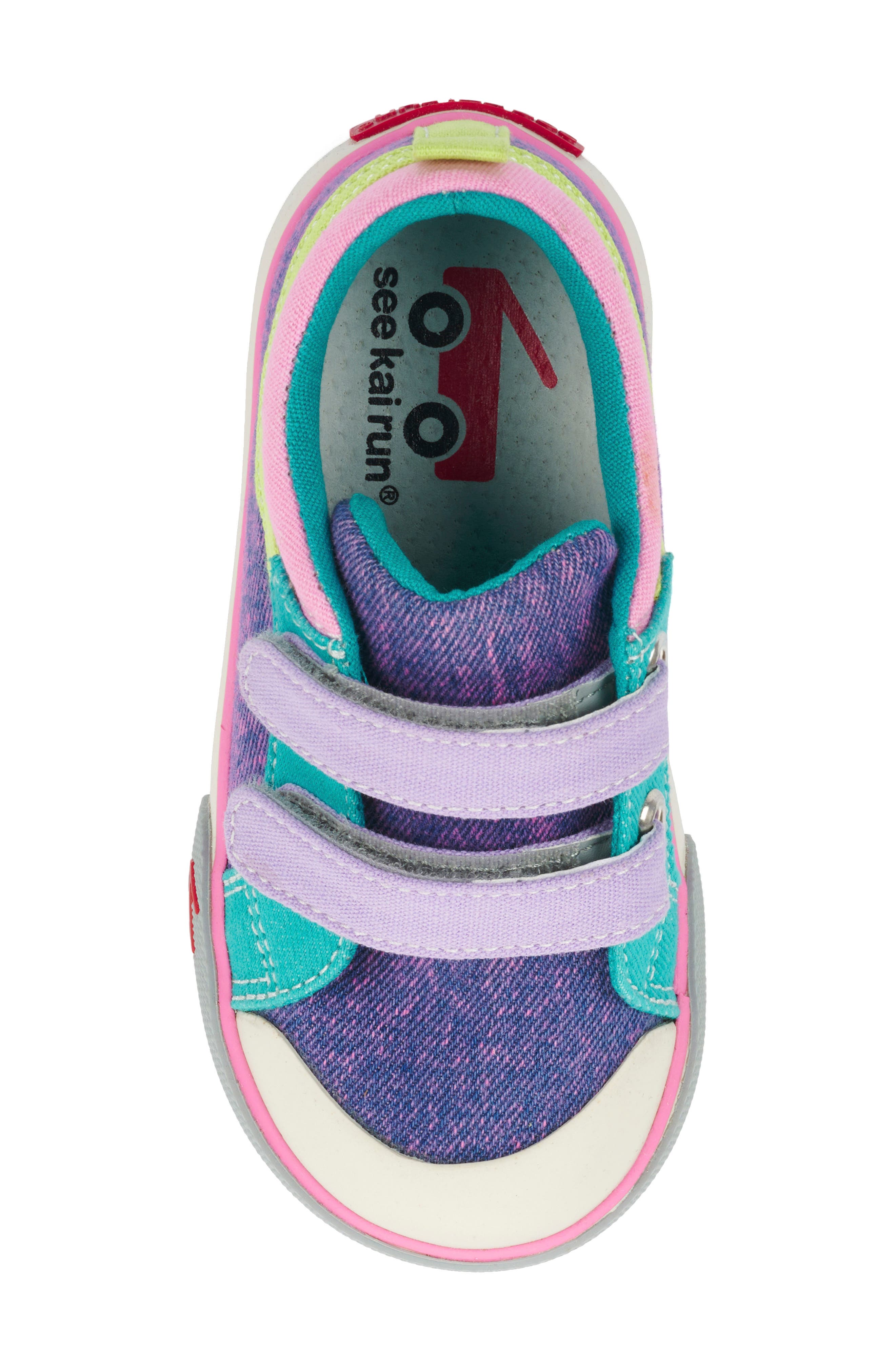 Kids' Robyne Sneaker, Alternate, color, PURPLE DENIM