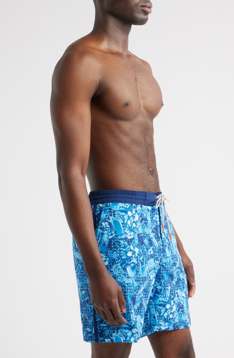 Tommy Bahama Baja Island Mixer 8-Inch Board Shorts, Alternate, color, Cobalt Haze