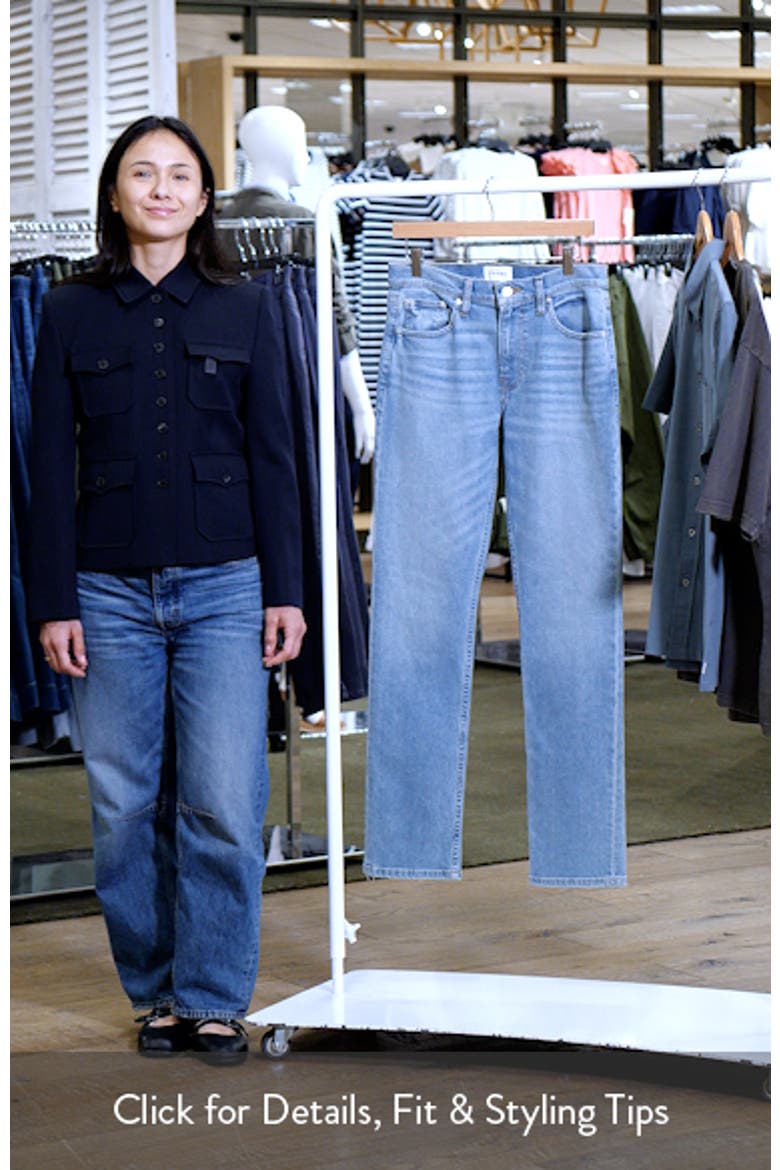 Modern Straight Leg Jeans (Nordstrom Exclusive) video