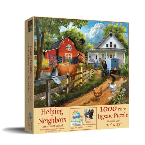 Helping Neighbors 1000 piece Jigsaw Puzzle for Adults