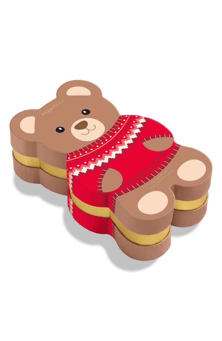 sugarfina Holiday Bear 2-Piece Candy Bento Box Duo, Alternate, color,