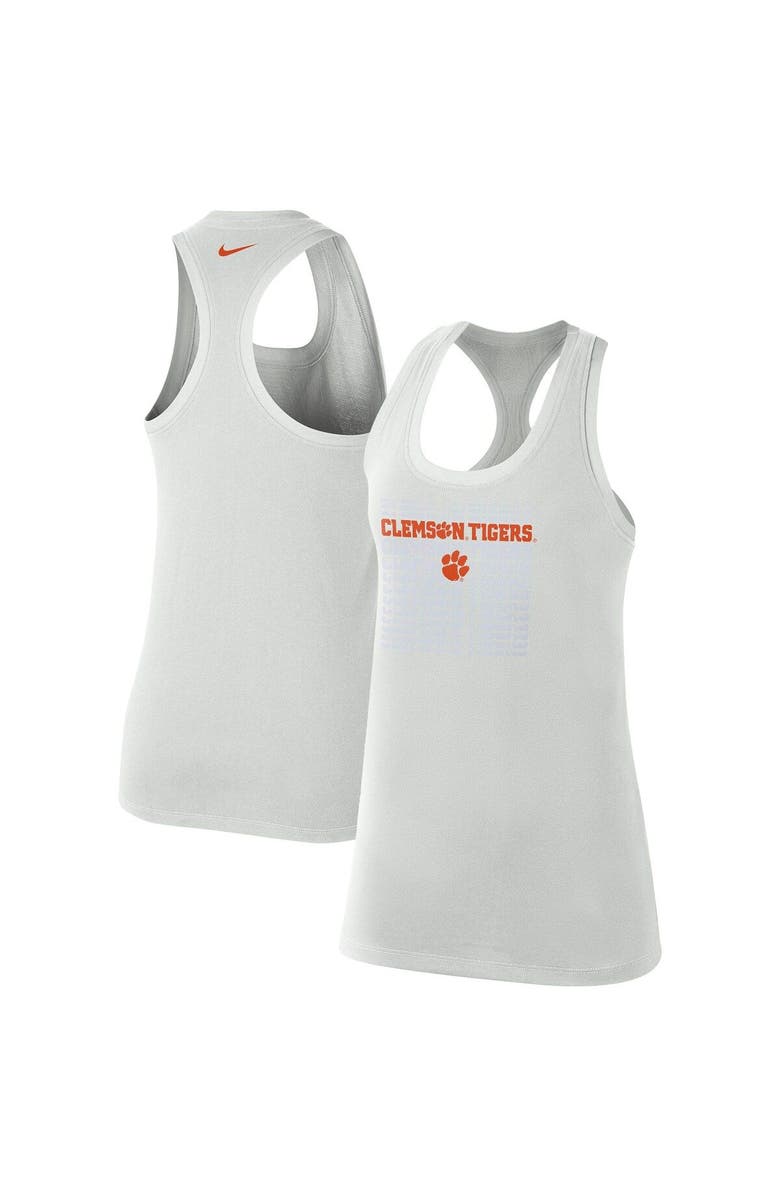 Nike Women's Nike  Gray Clemson Tigers Game Time Tank Top, Main, color, Gray