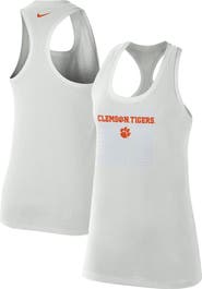 Nike Women's Nike Gray Clemson Tigers Game Time Tank Top