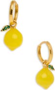 SAACHI Lemon Charm Huggie Earrings