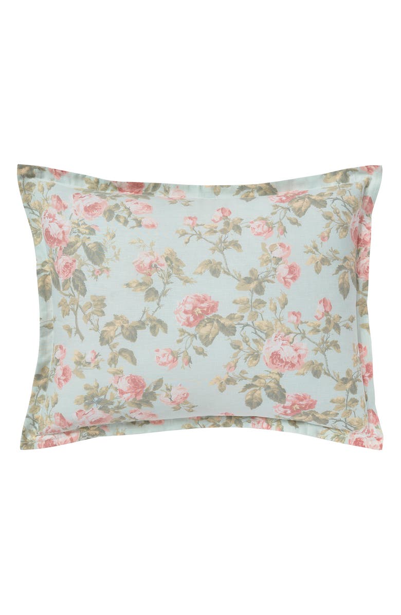 Laura Ashley Madelynn 3-Piece Floral Cotton Duvet Set, Alternate, color, 