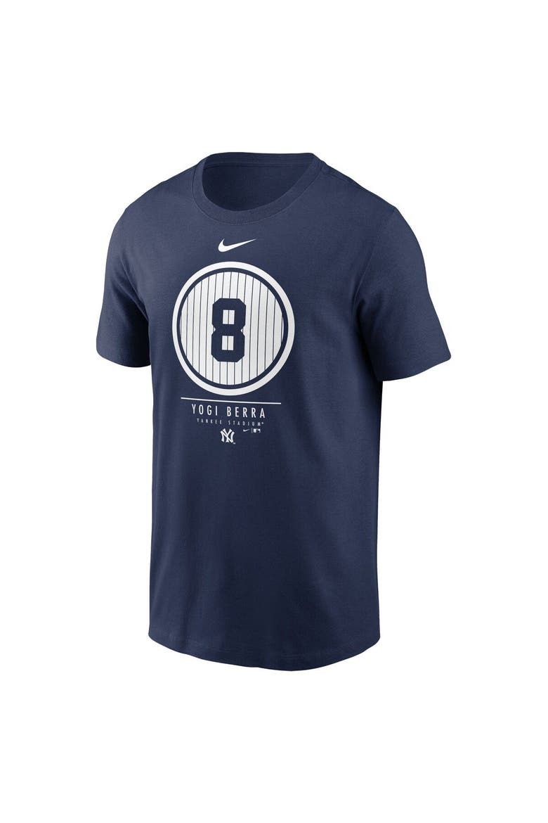 Men's Nike Yogi Berra Navy New York Yankees Locker Room T-Shirt, Alternate, color, Navy