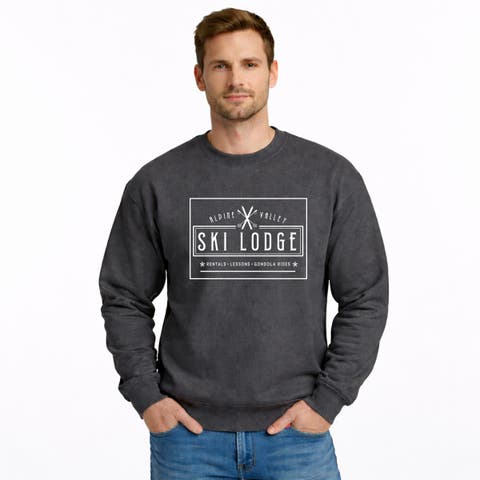 Alpine Valley Ski Lodge Graphic Sweatshirt