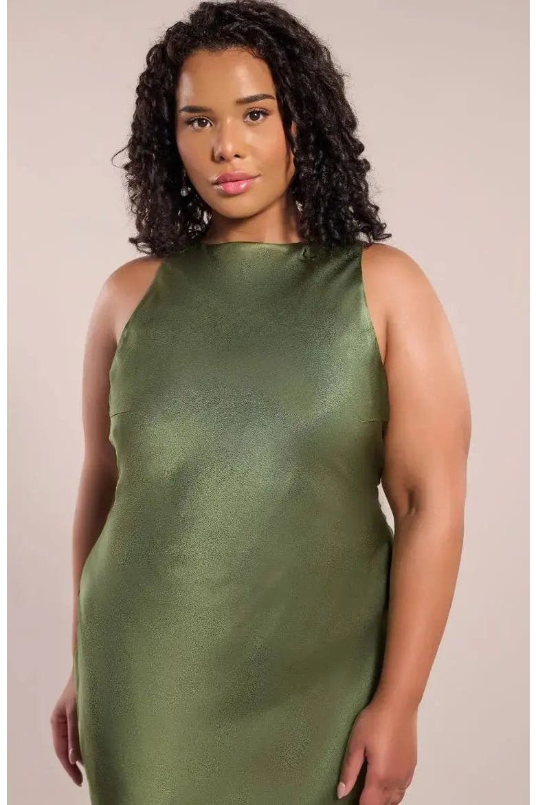 Paris Cross Back Dress, Alternate, color, Olive Green