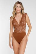 Popilush Shapewear Sculpting Lace Bodysuit