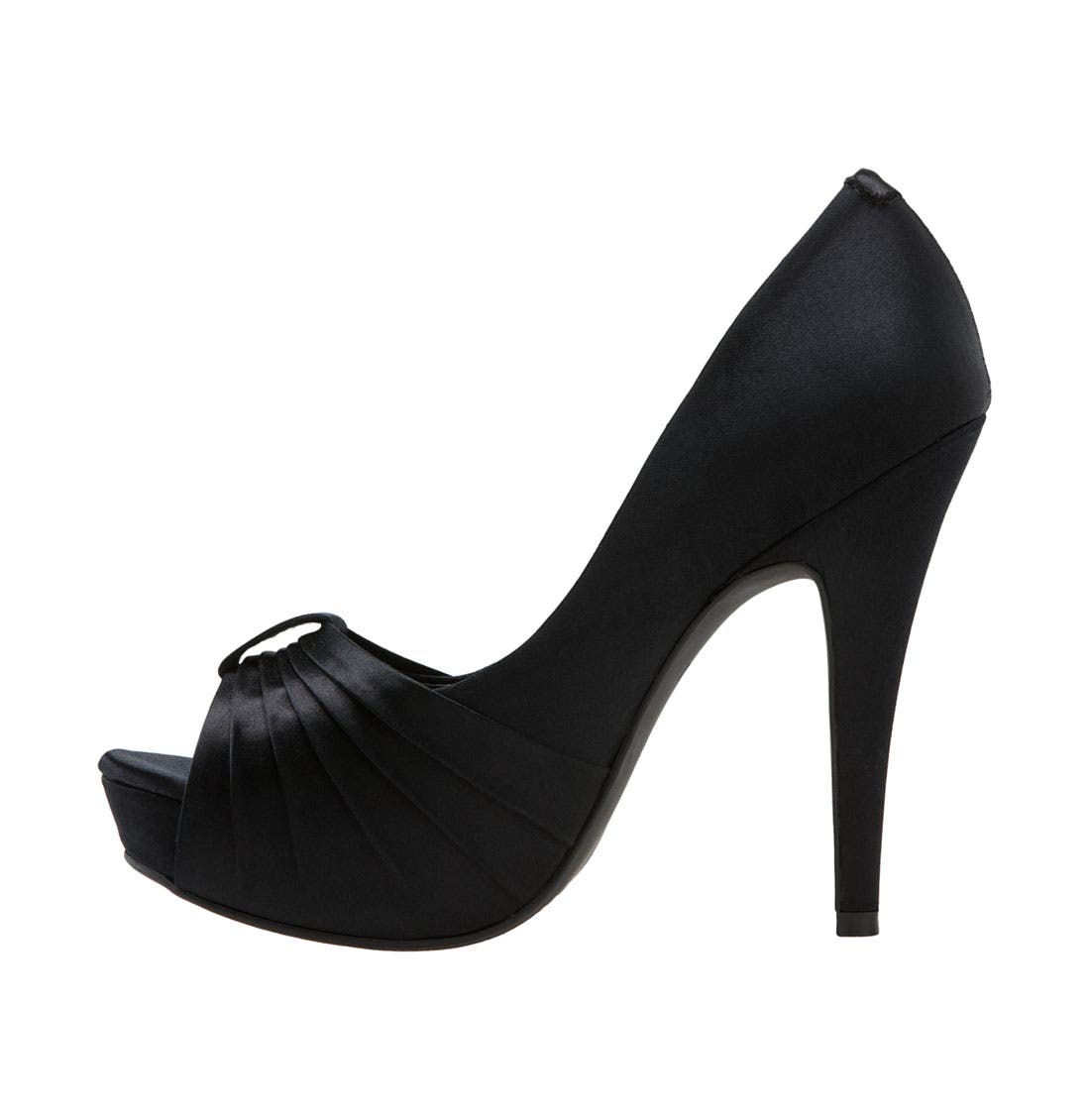 'Alek' Pump, Alternate, color, BLACK SATIN