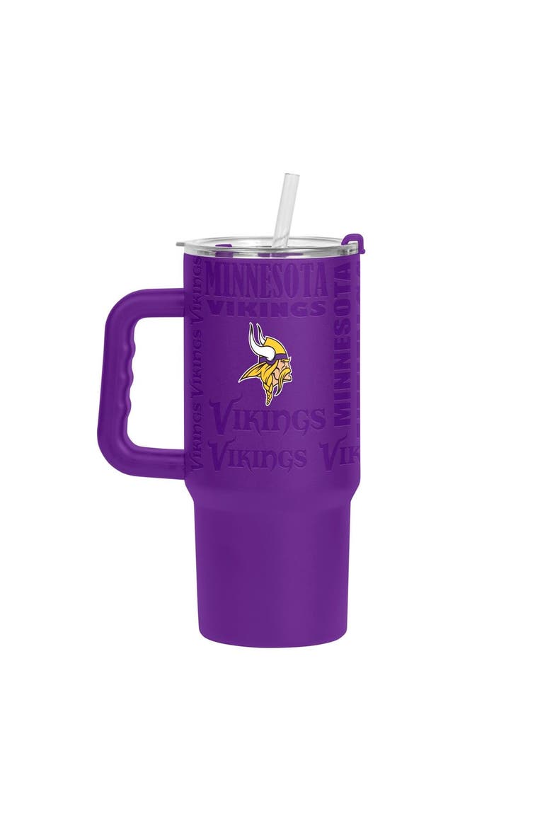 Minnesota Vikings 24oz. Replay Powder Coat Tumbler, Main, color, Purple