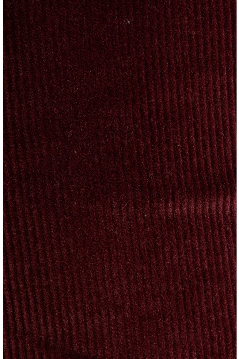 Peyton Mid Rise Bootcut Corduroy Pants, Alternate, color, DARK BURGUNDY