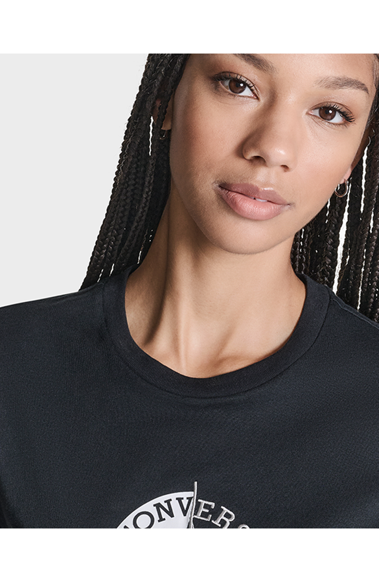 Converse Half & Half T-Shirt, Alternate, color, Converse Black