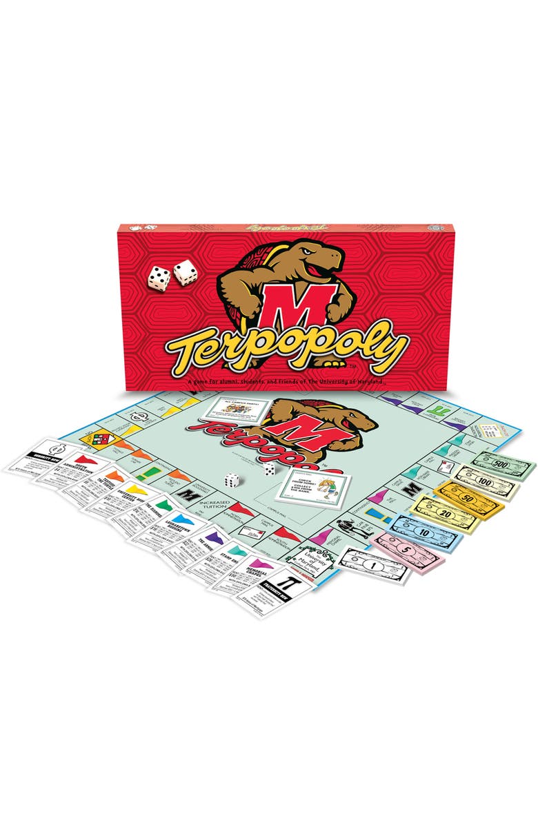 Late for the Sky University of Maryland Terpopoly Monopoly Board Game, Alternate, color, Multicolored