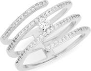 NORDSTROM RACK Cubic Zirconia Wrap Ring