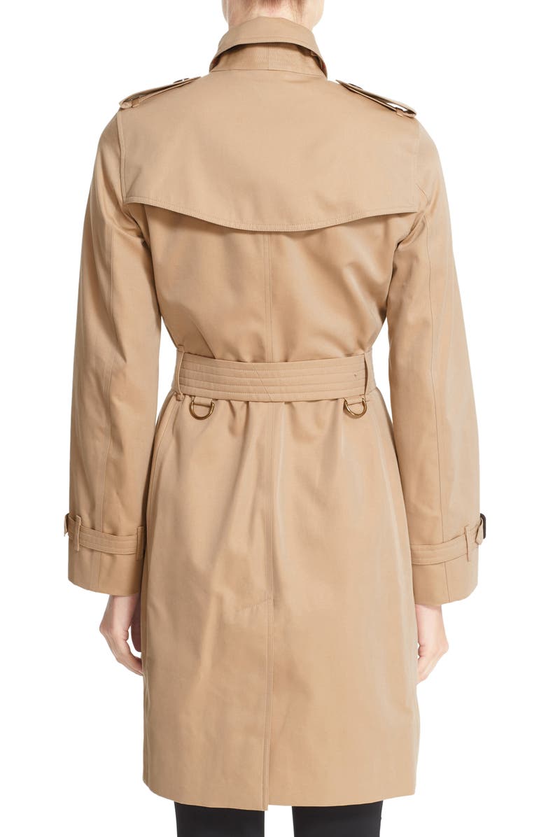 Burberry Kensington Long Trench Coat, Alternate, color,