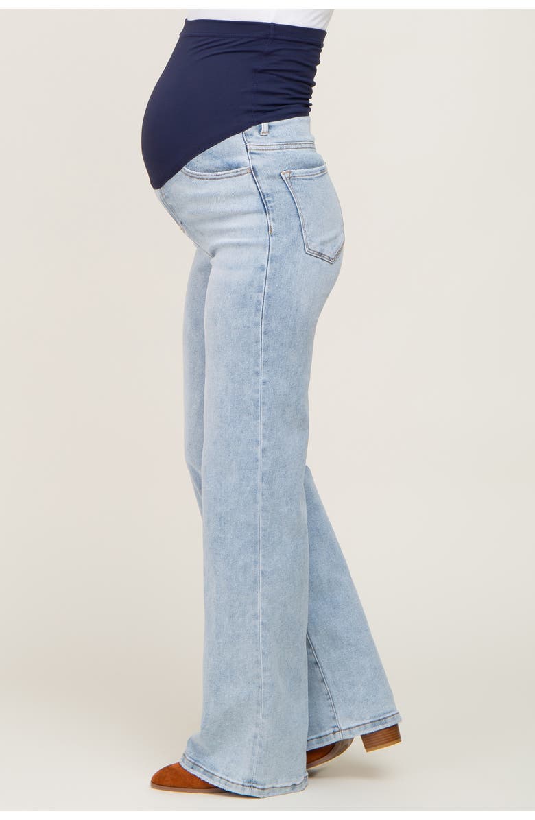PinkBlush Wide Leg Maternity Jeans, Alternate, color,