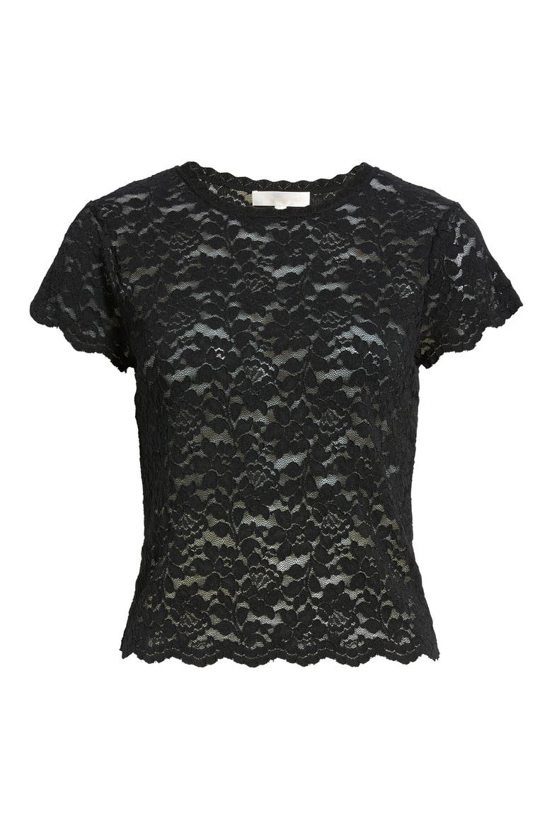 Lucas Lace Top, Alternate, color, BLACK