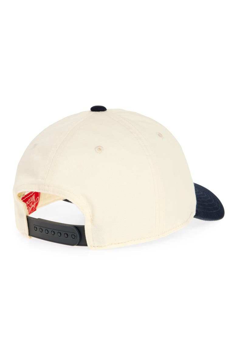 Sweat Club Cotton Baseball Cap, Alternate, color, IVORY / NAVY