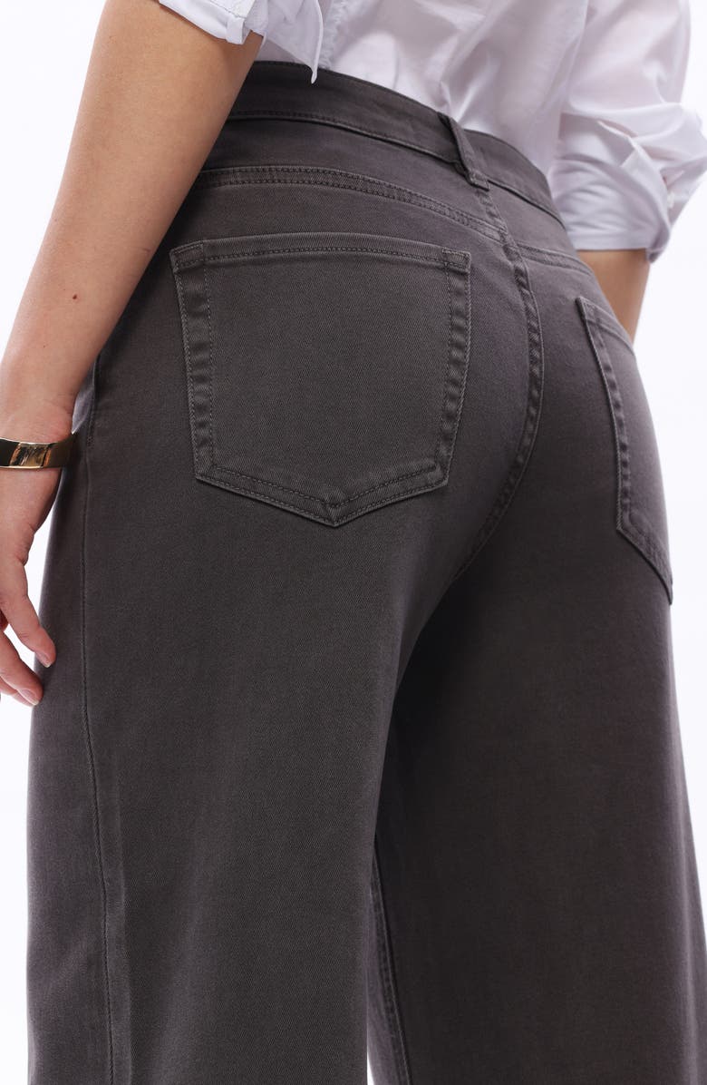 Bayeas Bella Crop Straight Leg Jeans, Alternate, color, Gray