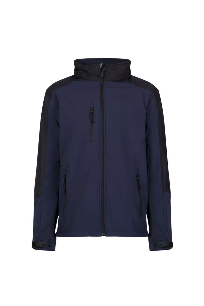 Reid Softshell Wind Resistant Water Repellent Jacket, Main, color, Navy Blue