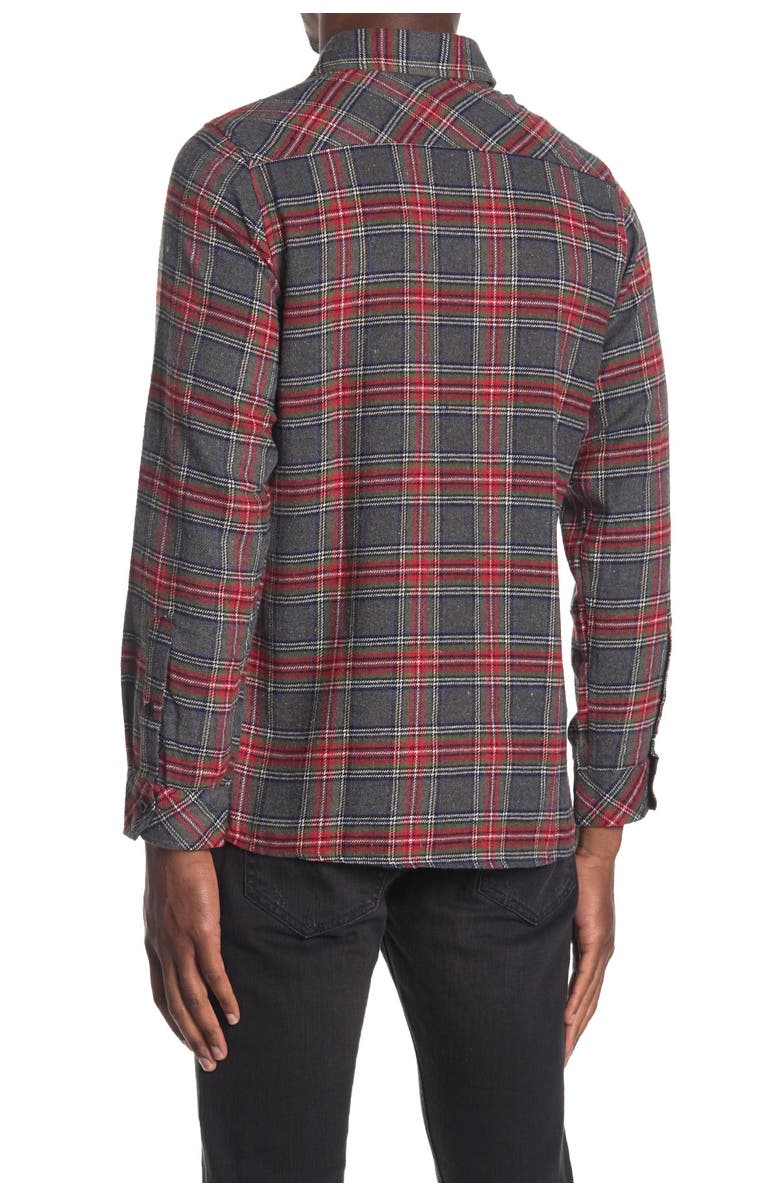 BURNSIDE Plaid Flannel Shirt, Alternate, color,