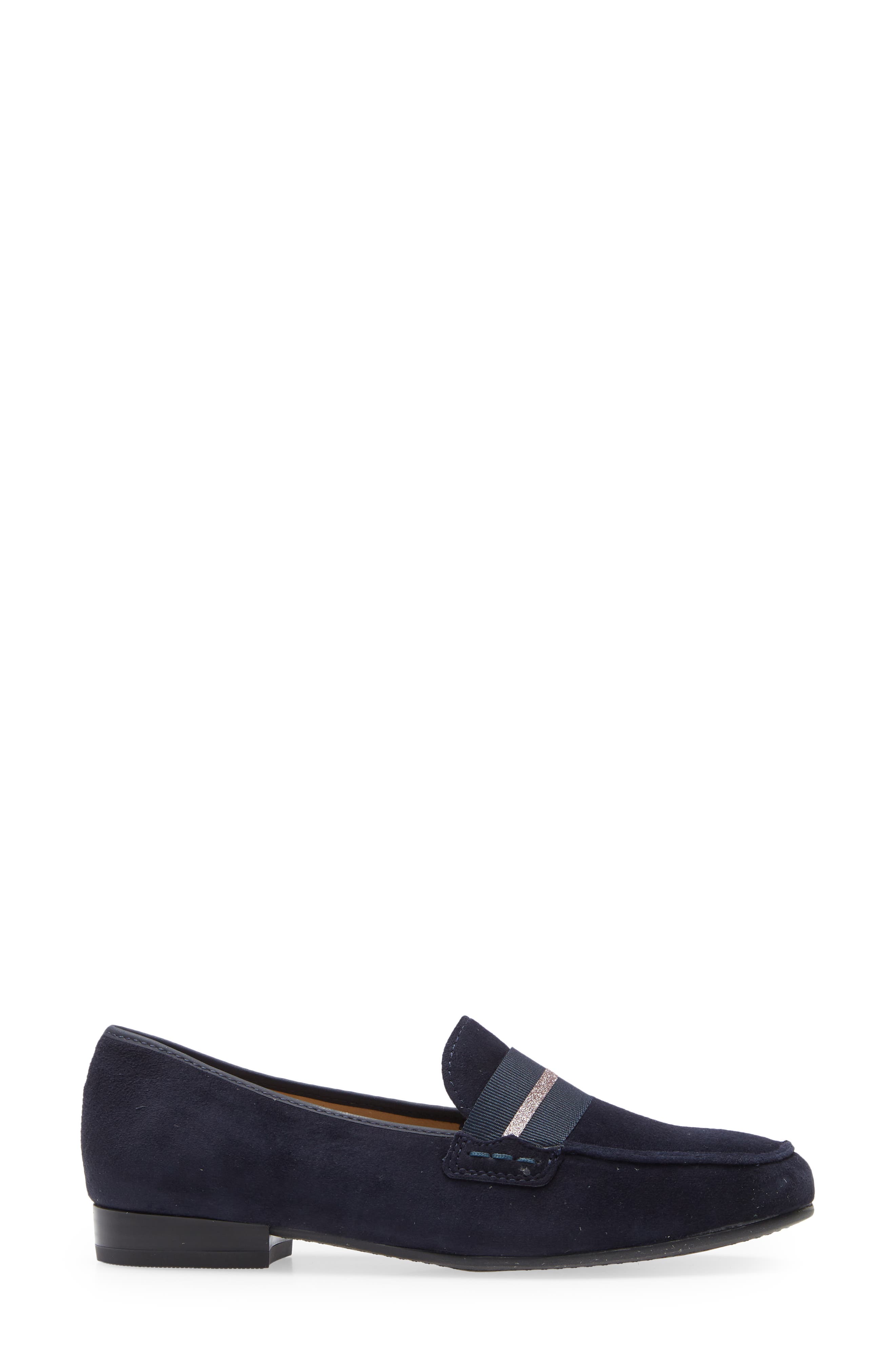 ara Kandy Loafer, Alternate, color, Blue Suede