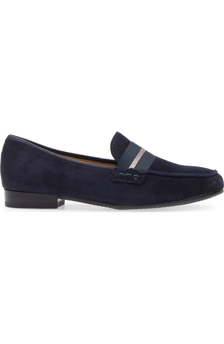 ara Kandy Loafer, Alternate, color, Blue Suede
