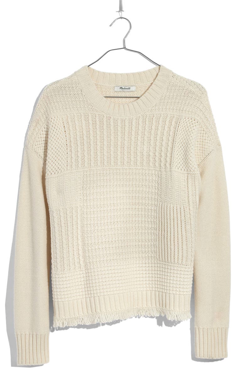 Madewell Stitchmix Pullover, Alternate, color, 
