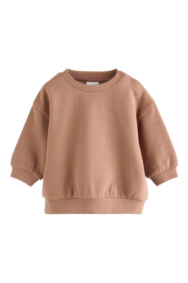 Kids' 6-Piece Sweatshirt & Joggers Set, Alternate, color, BROWN
