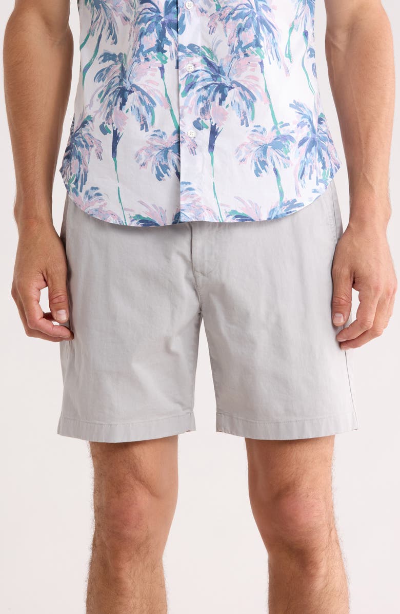 Bonobos Washed Chino Shorts, Main, color, Light Grey