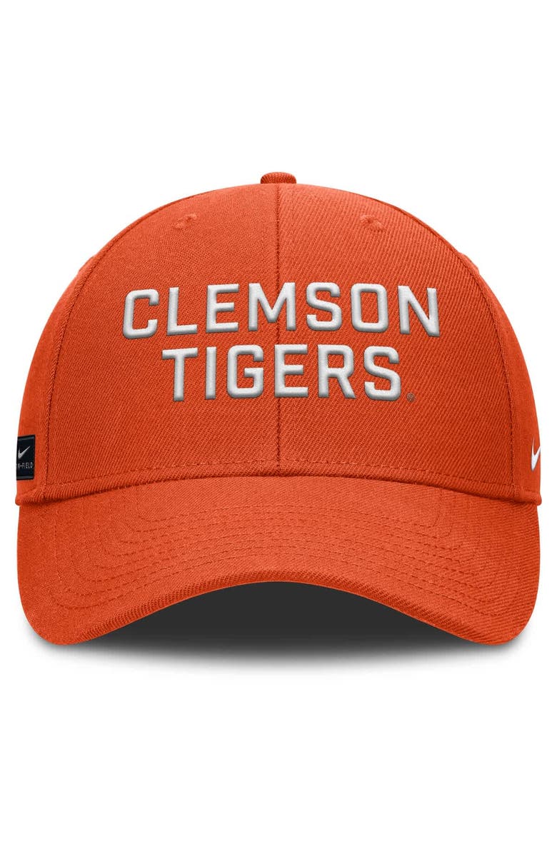 Nike Men's Nike  Orange Clemson Tigers Rise Practice Adjustable Hat, Alternate, color, Orange