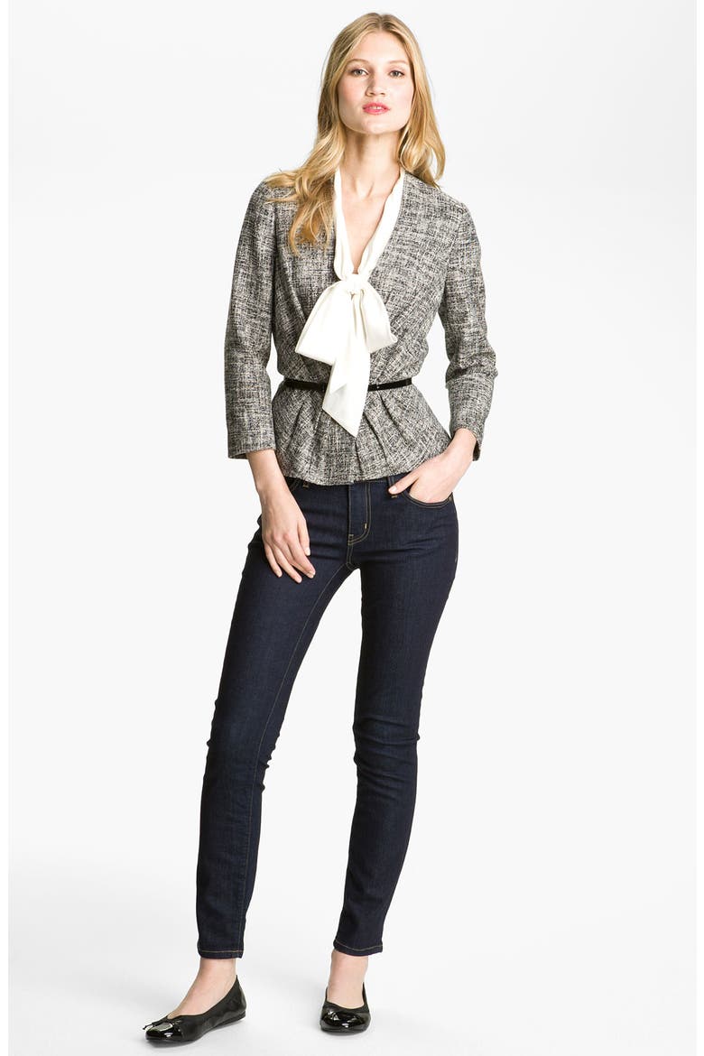 'broome street' skinny jeans, Alternate, color, INDIGO